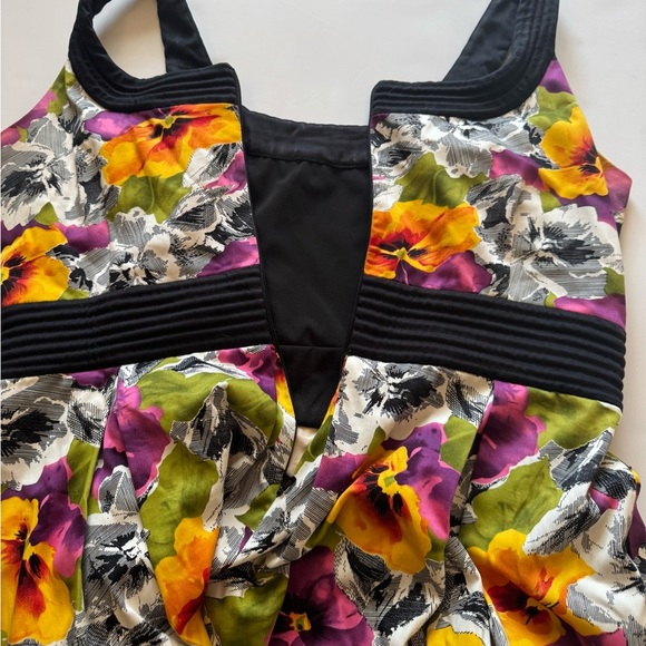 DONNA RICCO floral sleeveless dress size 14 - Picture 11 of 12